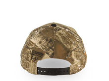 Load image into Gallery viewer, New York Yankees New Era MLB 9FORTY 940 Adjustable A-Frame Cap Hat Real Tree Edge Camo Crown Black Visor White Logo 2024 World Series Side Patch
