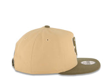 Load image into Gallery viewer, (Youth) San Diego Padres New Era MLB 9FIFTY 950 Snapback A-Frame Kid Cap Hat Khaki Crown Olive Green Visor Olive Green/White Logo
