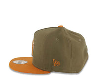 Load image into Gallery viewer, (Youth) New York Yankees New Era MLB 9FIFTY 950 Snapback Kid A-Frame Cap Hat Olive Green Crown Light Brown Visor Light Brown/White Logo Gray UV
