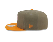 Load image into Gallery viewer, (Youth) San Diego Padres New Era MLB 59FIFTY 5950 Kid A-Frame Fitted Cap Hat Olive Green Crown Brown Visor Brown White Logo (2-Tone Color Pack)
