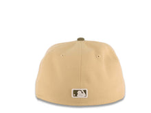 Load image into Gallery viewer, (Youth) New York Yankees New Era MLB 59FIFTY 5950 Kid Fitted Cap Hat Khaki Crown Olive Green Visor Olive Green/White Logo Gray UV
