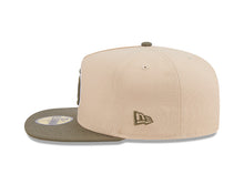 Load image into Gallery viewer, San Diego Padres New Era MLB 59FIFTY 5950 Fitted A-Frame Cap Hat Light Khaki Crown Olive Green Visor Green/White Logo (2-Tone Color Pack)
