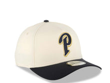 Load image into Gallery viewer, San Diego Padres New Era MLB 9FORTY 940 Adjustable A-Frame Cap Hat Cream Crown Navy Blue Visor Navy Blue/Metallic Gold Logo Gray UV
