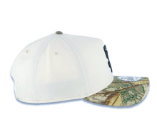 Load image into Gallery viewer, San Diego Padres New Era MLB 9FORTY 940 Adjustable A-Frame Cap Hat Cream Crown Real Tree Edge Camo Visor Black Logo
