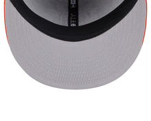 Load image into Gallery viewer, Mighty Ducks New Era NHL 9FIFTY 950 Snapback Cap Hat Black Crown Orange Visor Team Color Logo
