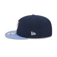 Load image into Gallery viewer, Los Angeles Dodgers New Era MLB 9FIFTY 950 Snapback Cap Hat Navy Blue Crown Dark Sky Blue Visor Team Color Logo (2024 City Connect)
