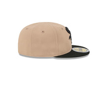 Load image into Gallery viewer, (Youth) Chicago White Sox New Era MLB 59FIFTY 5950 Kid Fitted Cap Hat Khaki Crown Black Visor Black Logo
