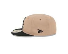 Load image into Gallery viewer, (Youth) Chicago White Sox New Era MLB 59FIFTY 5950 Kid Fitted Cap Hat Khaki Crown Black Visor Black Logo
