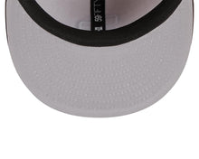Load image into Gallery viewer, (Youth) San Diego Padres New Era MLB 59FIFTY 5950 Kid Fitted Cap Hat Khaki Crown Brown Visor Brown Logo
