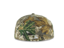 Load image into Gallery viewer, San Diego Padres New Era MLB 59FIFTY 5950 Fitted Cap Hat Real Tree Camo Crown Olive Visor White Logo 40th Anniversary Side Patch Gray UV
