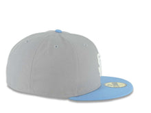 Load image into Gallery viewer, San Diego Padres New Era MLB 59FIFTY 5950 Fitted Cap Hat Gray Crown Sky Blue Visor White Logo Gray UV
