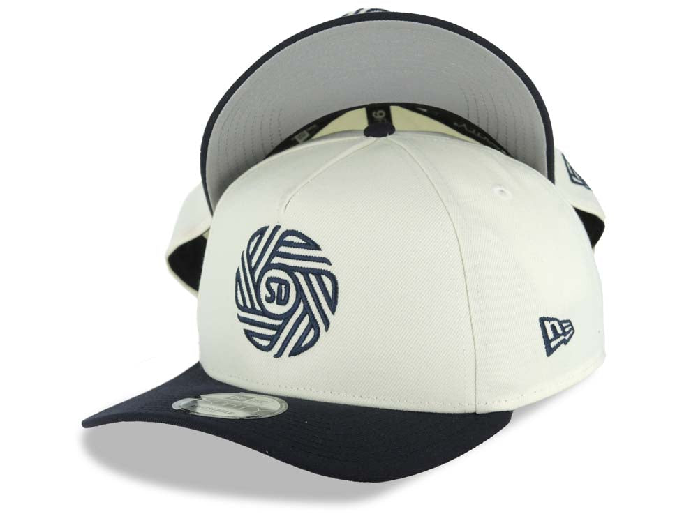 San Diego FC New Era 9FORTY 940 Adjustable A-Frame Cap Hat Cream