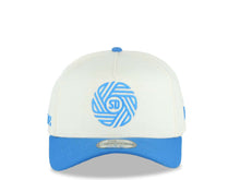 Load image into Gallery viewer, San Diego FC New Era MLS 9FORTY 940 Adjustable A-Frame Cap Hat Cream Crown Light Blue Visor Light Blue Logo Gray UV Gray UV
