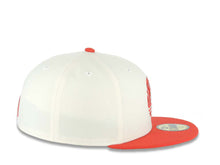 Load image into Gallery viewer, San Diego FC New Era MLS 59FIFTY 5950 Fitted Cap Hat Cream Crown Red Visor Red Logo Gray UV
