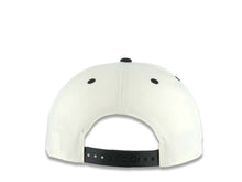 Load image into Gallery viewer, Los Angeles Dodgers New Era MLB 9FIFTY 950 Snapback Cap Hat Cream Crown Black Visor Black Upside Down Logo 60th Anniversary Side Patch
