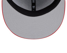 Load image into Gallery viewer, USA New Era WBC World Baseball Classic 59FIFTY 5950 Fitted Cap Hat Navy Blue Crown Red Visor Team Color Logo USA Flag Side Patch

