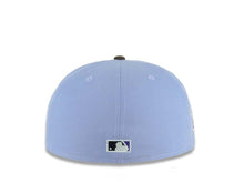 Load image into Gallery viewer, San Diego Padres New Era MLB 59FIFTY 5950 Fitted Cap Hat Pale Purple Crown Navy Blue Visor White/Cream Logo 1998 World Series Side Patch Red UV
