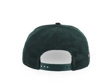 Load image into Gallery viewer, (Corduroy Crown) San Diego Padres New Era MLB 9FORTY 940 Adjustable A-Frame Cap Hat Dark Green Crown Black Visor White Logo Petcopark Stadium Side Patch

