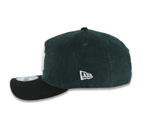 Load image into Gallery viewer, (Corduroy Crown) New York Yankees New Era MLB 9FORTY 940 Adjustable A-Frame Cap Hat Dark Green Crown Black Visor White Logo 1998 World Series Side Patch

