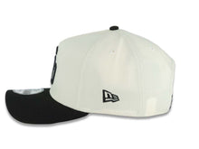 Load image into Gallery viewer, San Diego Padres New Era MLB 9FORTY 940 Adjustable A-Frame Cap Hat Cream Crown Black Visor Black Logo 10 Years Petco Park Side Patch
