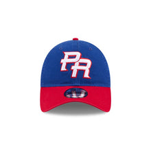 Load image into Gallery viewer, Puerto Rico New Era WBC World Baseball Classic 9TWENTY 920 Adjustable Cap Hat Royal Blue Crown Red Visor Team Color Logo Puerto Rico Flag Side Patch
