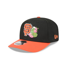 Load image into Gallery viewer, San Francisco Giants New Era MLB 9SEVENTY 970 Snapback Cap Hat Black Crown Orange Visor Orange/Black/White Logo 2026 Spring Training Side Patch
