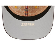 Load image into Gallery viewer, San Diego Padres New Era MLB 9SEVENTY 970 Snapback Cap Hat Yellow Crown Brown Visor Yellow/Brown/White Logo 2026 Spring Training Side Patch

