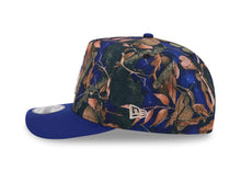 Load image into Gallery viewer, Los Angeles Dodgers New Era MLB 9FORTY 940 A-Frame Snapback Cap Hat Leaves Camo Crown Royal Blue Visor Tan Logo 50th Anniversary Patch
