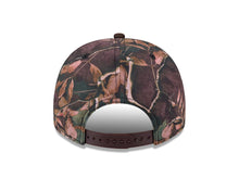 Load image into Gallery viewer, San Diego Padres New Era MLB9FORTY 940 A-Frame Snapback Cap Hat Leaves Camo Crown Brown Visor Yellow Logo 50th Anniversary Side Patch
