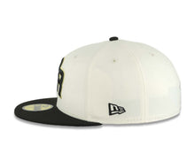 Load image into Gallery viewer, Puerto Rico New Era 59FIFTY 5950 Fitted Cap Hat Chrome White Crown Black Visor Black/Metallic Gold Logo WBC Back Logo Puerto Rico Flag Side Patch
