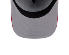 Load image into Gallery viewer, Atlanta Braves New Era MLB 9FIFTY 950 Snapback A-Frame Cap Hat Navy Blue Crown Red Visor White/Sky Blue Logo With Cartoon Gray UV
