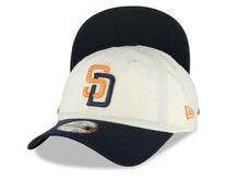 Load image into Gallery viewer, San Diego Padres New Era MLB 9TWENTY 920 Adjustable Cap Hat Chrome White Crown Navy Blue Visor Orange/Navy Logo (2026 City Connect 2.0)
