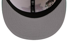 Load image into Gallery viewer, Puerto Rico New Era WBC 59FIFTY 5950 Fitted Cap Hat Cream Crown Green Visor Red/Green Logo With Rose
