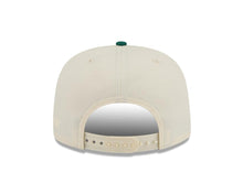 Load image into Gallery viewer, Puerto Rico New Era WBC 9FIFTY 950 Snapback A-Frame Cap Hat Cream Crown Green Visor Pink/Green Logo With Rose
