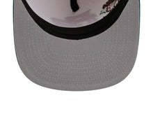 Load image into Gallery viewer, Puerto Rico New Era WBC 9FIFTY 950 Snapback A-Frame Cap Hat Cream Crown Green Visor Red/Green Logo With Rose
