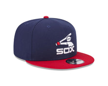 Load image into Gallery viewer, Chicago White Sox New Era MLB 9FIFTY 950 Snapback Cap Hat Navy Blue Crown Red Visor White Logo 

