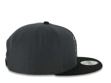 Load image into Gallery viewer, New York Mets New Era MLB 9FIFTY 950 Snapback Cap Hat Dark Gray Crown Black Visor Black/White Logo Gray UV
