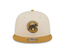 Load image into Gallery viewer, Chicago Cubs New Era MLB 9FIFTY 950 Snapback Cap Hat Cream Crown Light Brown Visor Light Brown/Brown Logo (Color Pack)
