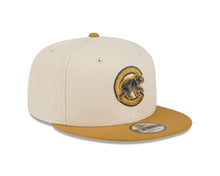 Load image into Gallery viewer, Chicago Cubs New Era MLB 9FIFTY 950 Snapback Cap Hat Cream Crown Light Brown Visor Light Brown/Brown Logo (Color Pack)
