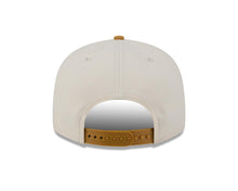Load image into Gallery viewer, San Diego Padres New Era MLB 9FIFTY 950 Snapback Cap Hat Cream Crown Light Brown Visor Light Brown Swinging Friar Logo (Color Pack)
