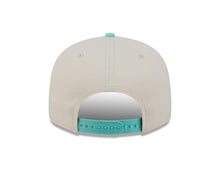 Load image into Gallery viewer, San Diego Padres New Era MLB 9FIFTY 950 Snapback Cap Hat Cream Crown Light Teal Visor Light Teal/Gray Logo (Color Pack)
