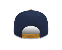 Load image into Gallery viewer, New York Yankees New Era MLB 9FIFTY 950 Snapback Cap Hat Navy Blue Crown Light Brown Visor White/Light Brown Logo
