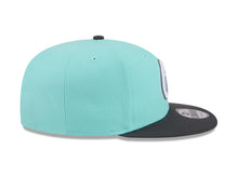Load image into Gallery viewer, Baltimore Orioles New Era MLB 9FIFTY 950 Snapback Cap Hat Aqua Blue Crown Gray Visor White/Gray Logo 
