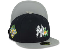 Load image into Gallery viewer, New York Yankees New Era MLB 59FIFTY 5950 Fitted Cap Hat Navy Blue Crown Gray Visor White/Black/Yellow Logo 2026 Spring Training Side Patch Gray UV
