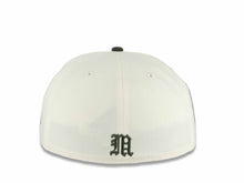 Load image into Gallery viewer, Mexico Aztec New Era 59FIFTY 5950 Fitted Cap Hat Chrome White Crown Dark Green Visor Green/Black Headress Logo Aztec Calendar Side Patch Gray UV
