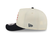 Load image into Gallery viewer, San Diego Padres New Era MLB 9FIFTY 950 Snapback A-Frame Cap Hat Cream Crown Navy Visor White/Red Logo 250th Anniversary Side Patch (2026 4th of July)
