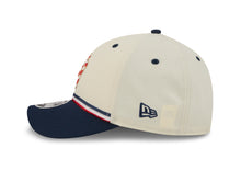 Load image into Gallery viewer, San Diego Padres New Era MLB 9FORTY 940 Adjustable M-Crown Cap Cream Crown Navy Visor Navy/Red Logo 250th Anniversary Side Patch (2026 4th of July)
