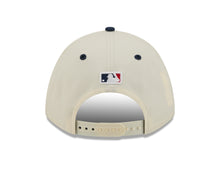 Load image into Gallery viewer, San Diego Padres New Era MLB 9FORTY 940 Adjustable M-Crown Cap Cream Crown Navy Visor Navy/Red Logo 250th Anniversary Side Patch (2026 4th of July)
