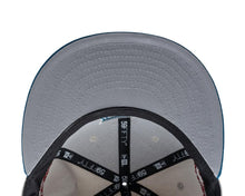 Load image into Gallery viewer, Puerto Rico New Era 59FIFTY 5950 Fitted Cap Hat Stone Crown Blue Visor Blue/White Logo Gray UV (Latin Embroidery)
