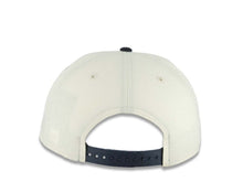 Load image into Gallery viewer, San Diego Padres New Era MLB 9FIFTY 950 Snapback Cap Hat Cream Crown Navy Blue Visor Orange/Navy Blue/White Script Logo Gray UV
